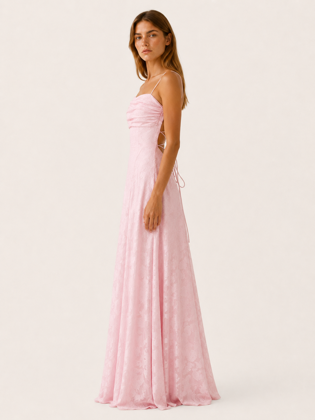 Sabine | Wedding Guest Maxi Dress with Square Neck