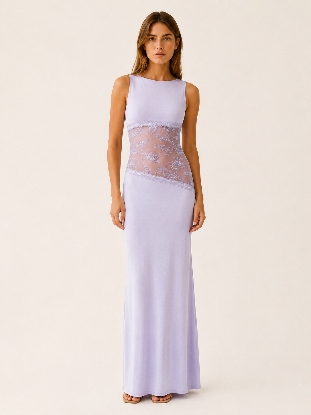 Sarah | Open Back Maxi Dress