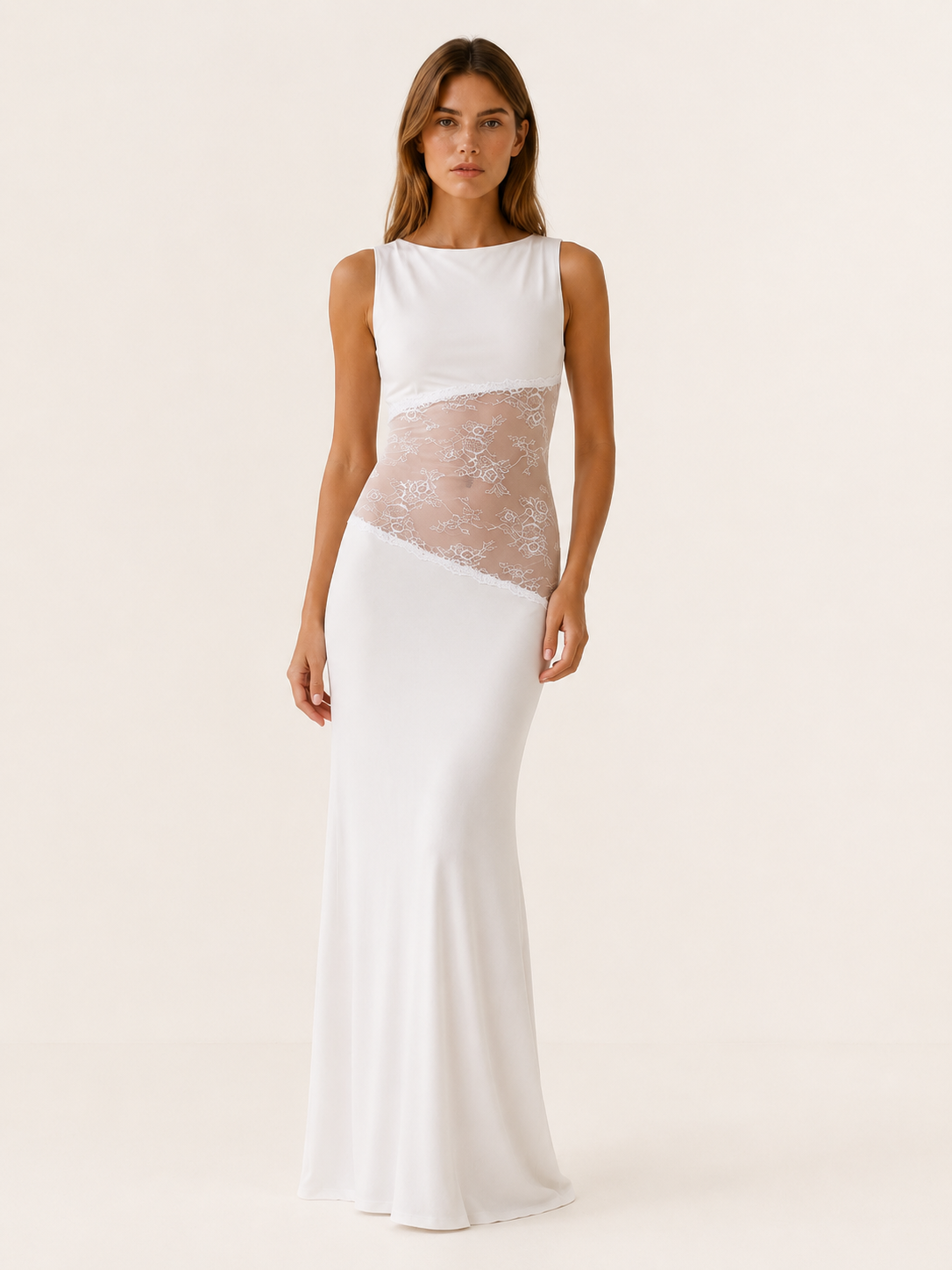 Sarah | Open Back Maxi Dress