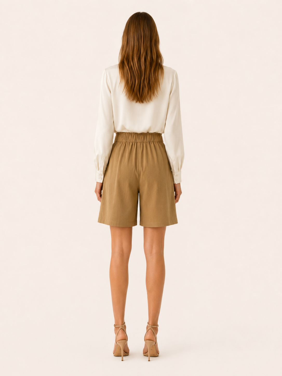 Sonnet | Women's Wide Leg Pleated High Waisted Shorts