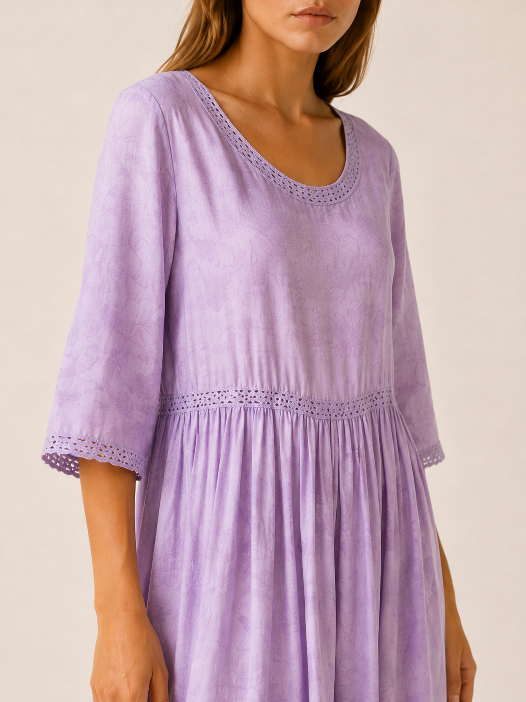 Theda | Summer Chiffon Midi Dress with Asymmetric Hem Boho