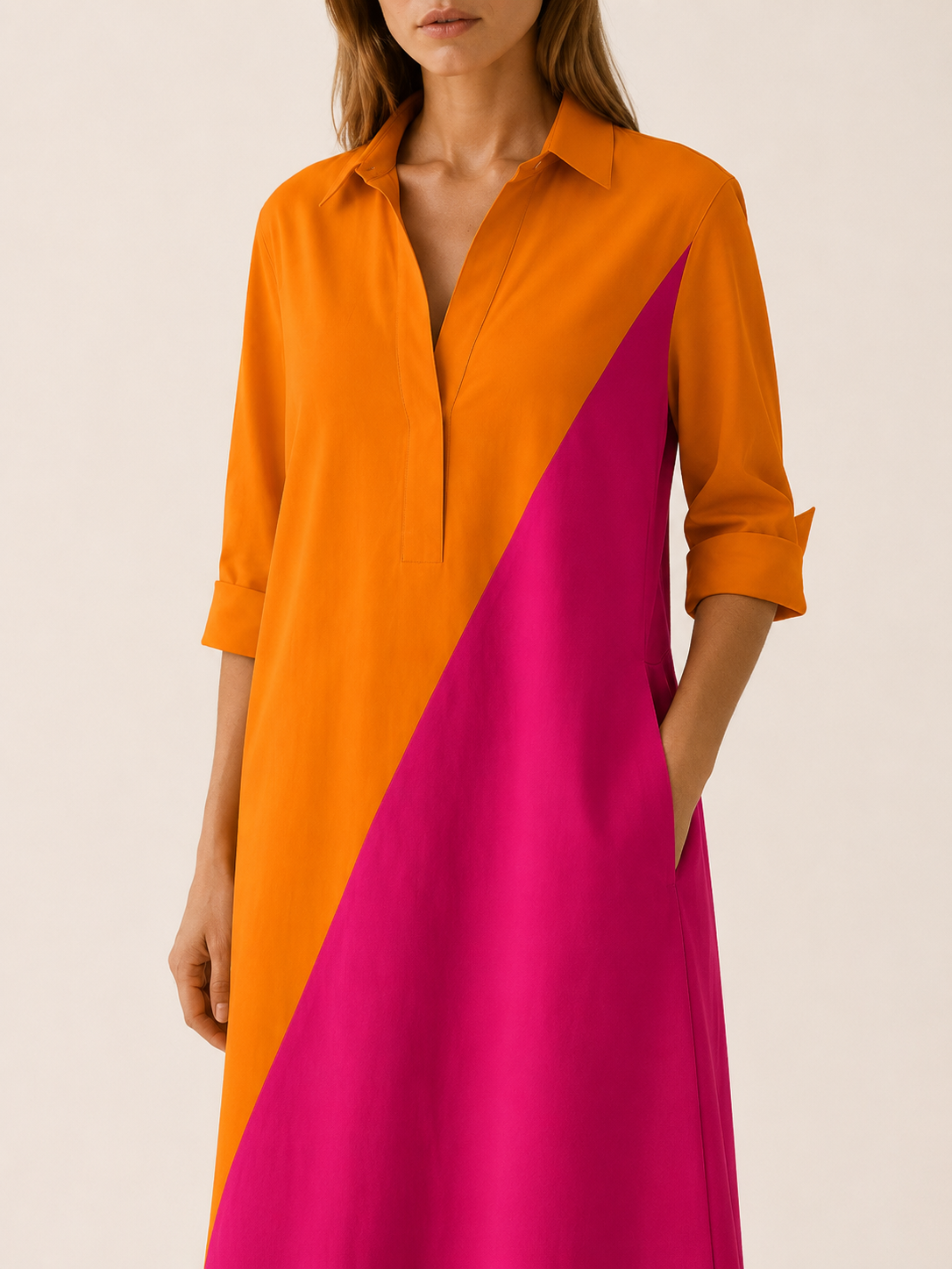 Tinsley | Midi Dress with Draped Panel Occasion