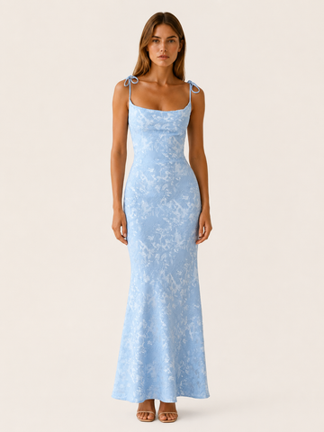 Tirzah | Occasion Wear Maxi Dress with Tie Straps