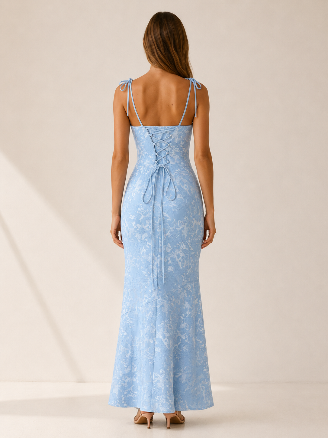 Tirzah | Occasion Wear Maxi Dress with Tie Straps
