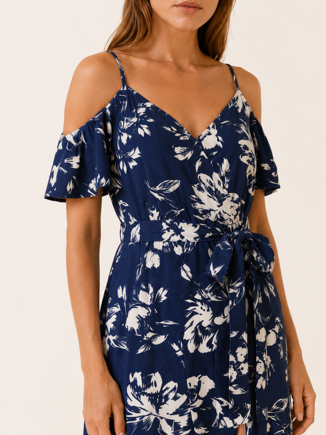 Trelune | Maxi Dress with Off-Shoulder Slit