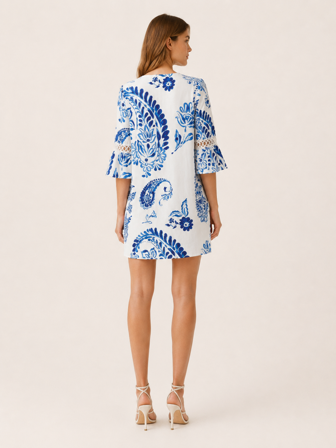 Trevina | Mini Dress with V Neck Detail Summer Fit