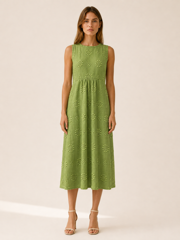 Vittoria | Everyday Midi Dress with Sleeveless Fit