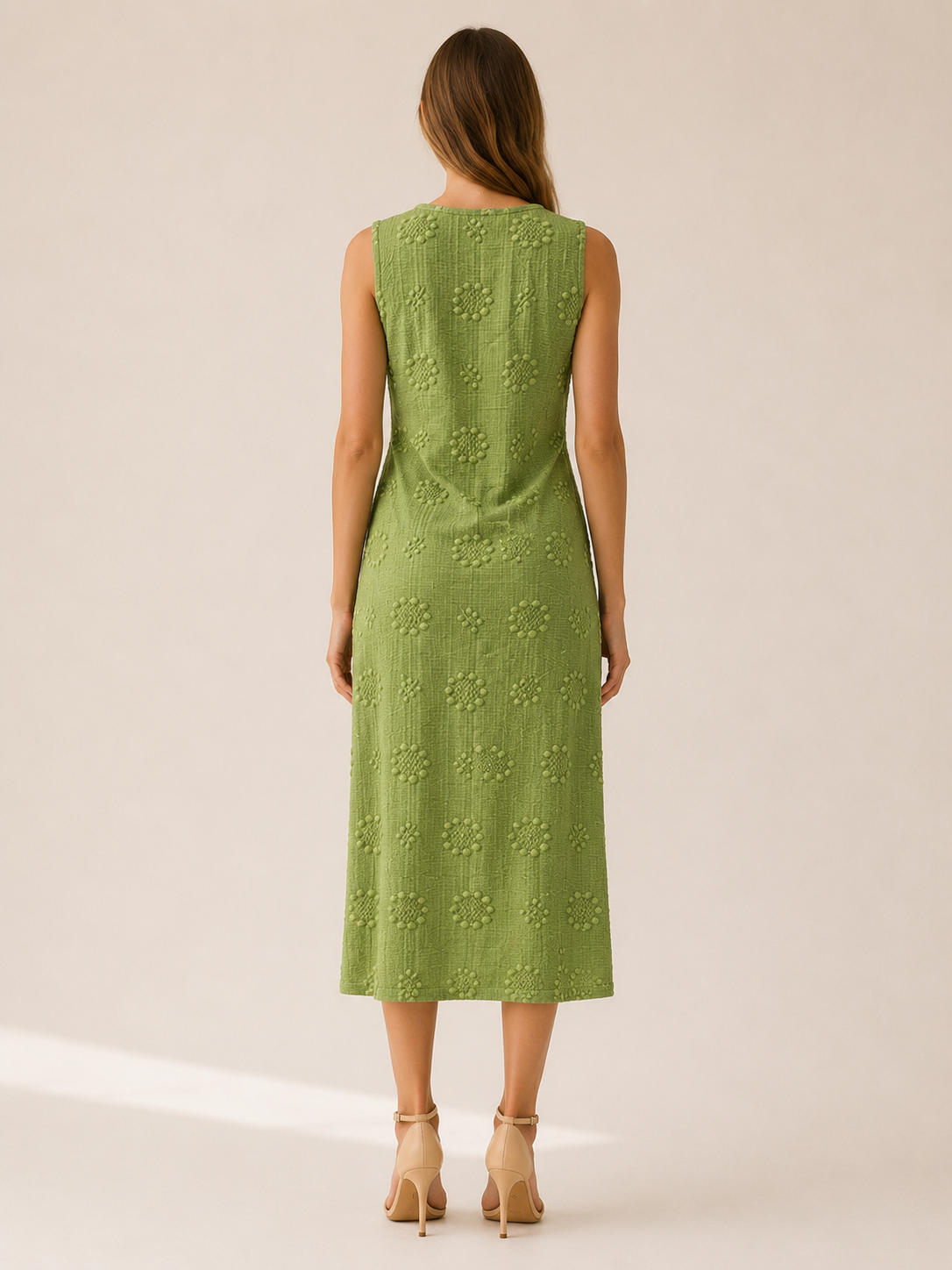 Vittoria | Everyday Midi Dress with Sleeveless Fit