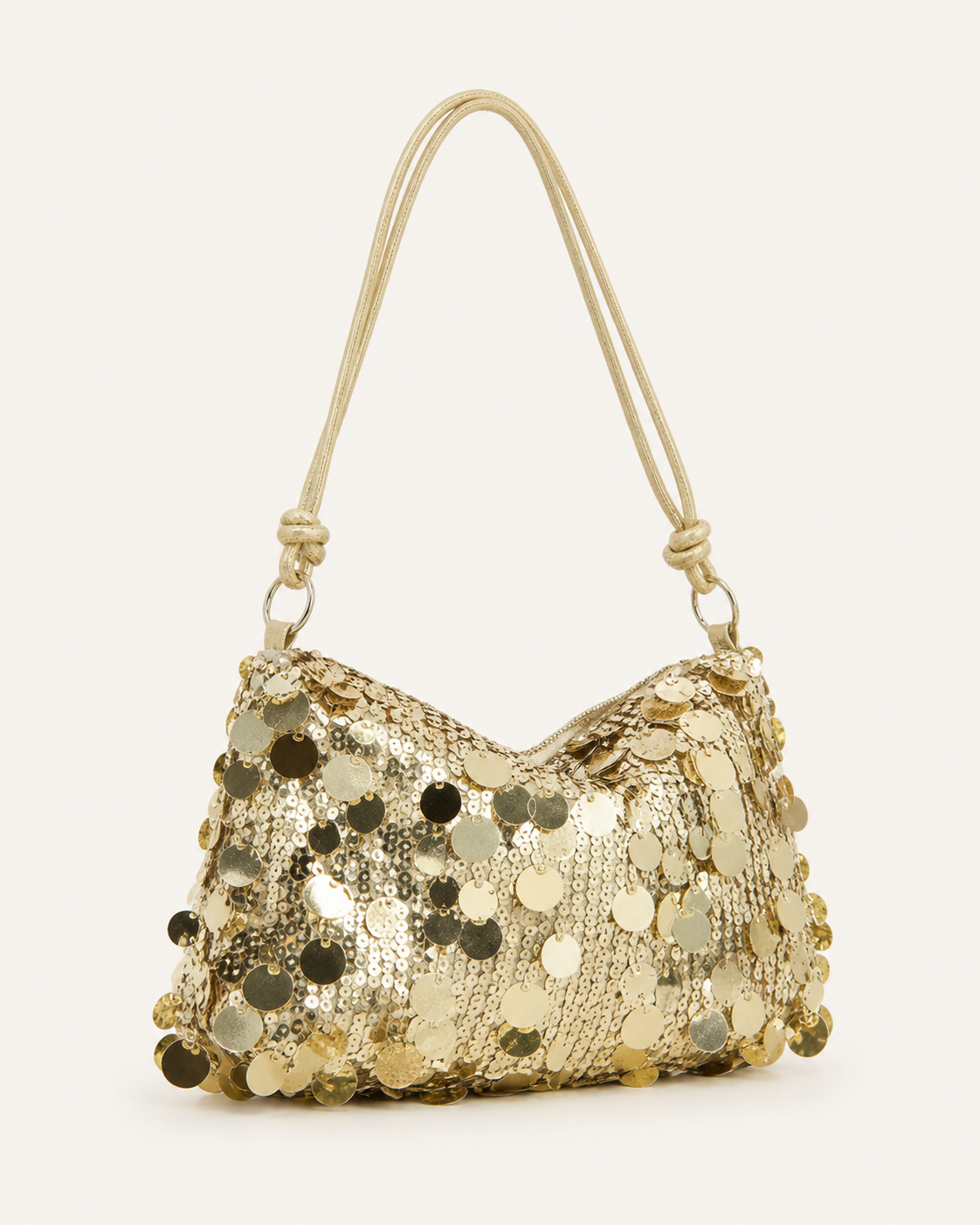 Ysella | Women's Sequin Ruched Evening Shoulder Bag