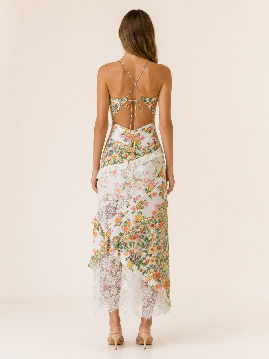 Zaria | Wedding Guest Maxi Dress with Open Back